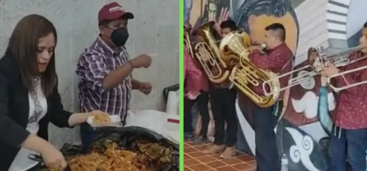 Diputada festeja su cumpleaños con banda en el Congreso de Hidalgo