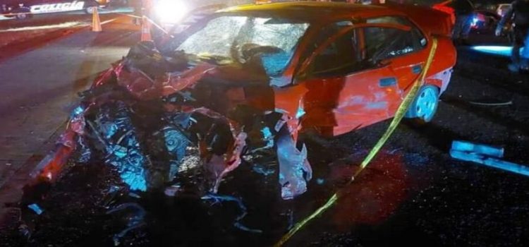 Accidente en carretera fallece una persona en Tulancingo