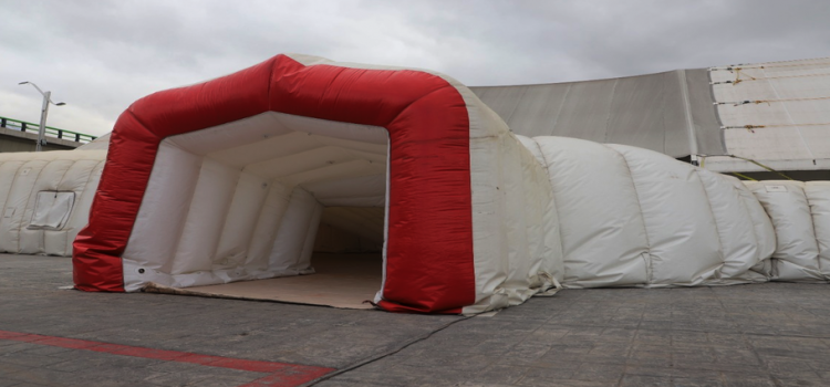 Quitan hospital inflable en Hidalgo tras 2 años de servicio por Covid