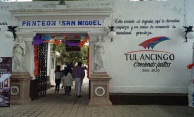 El panteón San Miguel de Tulancingo