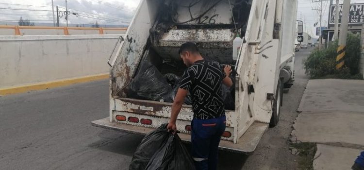 Modifican rutas de recolección de basura en Tulancingo