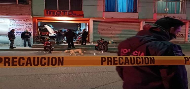 Ataque armado a taller de motos deja 4 heridos y un muerto en Hidalgo