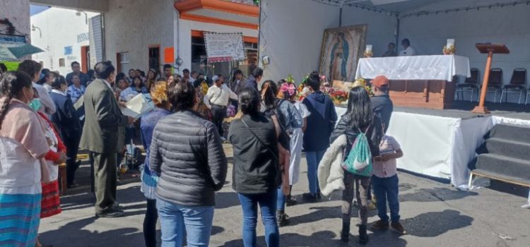 Olvidan prevención sanitaria durante festejos guadalupanos en Tulancingo