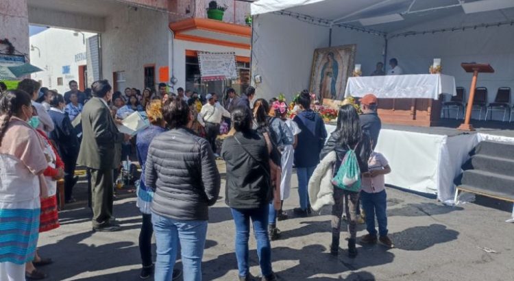 Olvidan prevención sanitaria durante festejos guadalupanos en Tulancingo