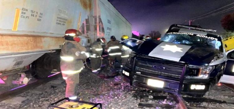 En Hidalgo mueren dos policías tras ser arrollados por un tren