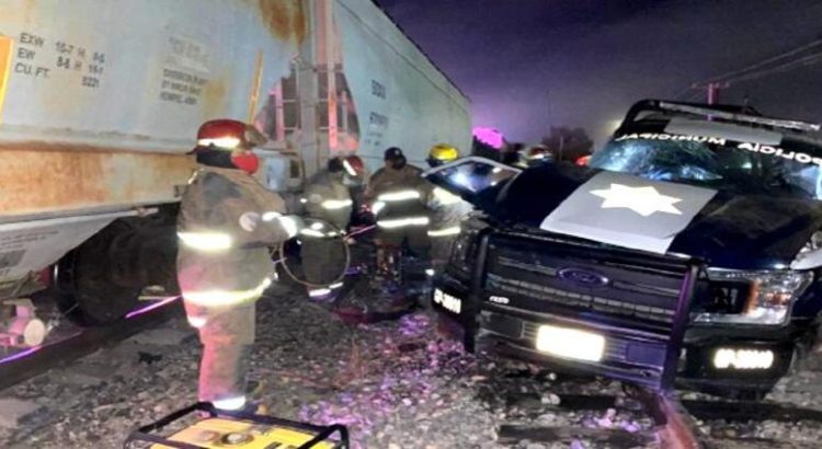 En Hidalgo mueren dos policías tras ser arrollados por un tren