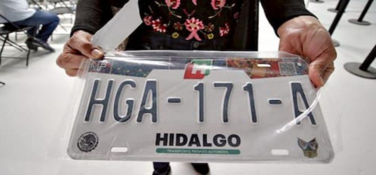 Entregaron más de 20 mil nuevas placas en Hidalgo