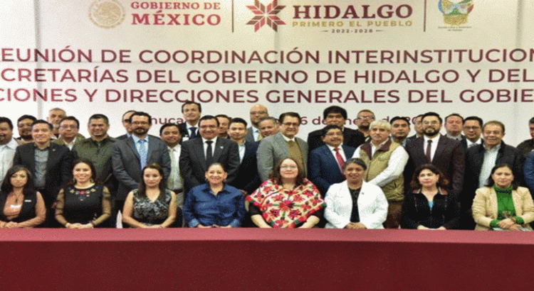 Gobierno de Hidalgo realiza mesa de coordinación interinstitucional con Gobierno de México