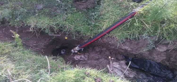 Impiden excavación de huachicotunel en Hidalgo