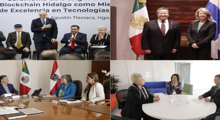 Gobernador de Hidalgo se reúne con embajadores de Finlandia, Australia, Suiza, Argentina y Chile