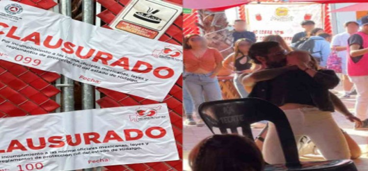 Clausuran bar con strippers y universitarios en Hidalgo