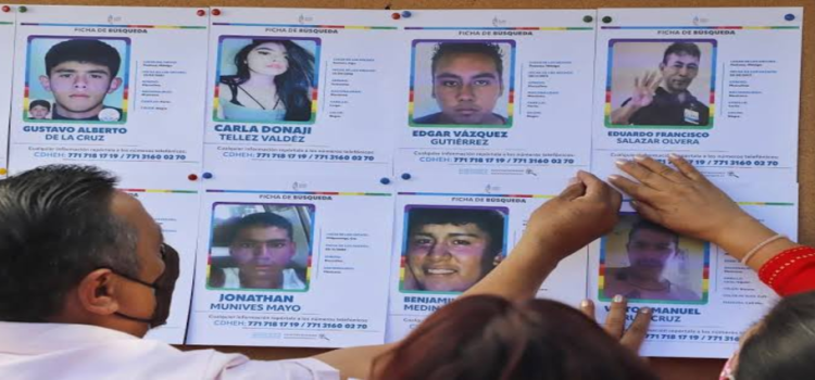 Hidalgo suma 491 personas desaparecidas en siete años