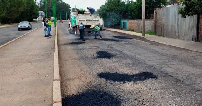 Intensifican bacheo en calles y avenidas de Tulancingo