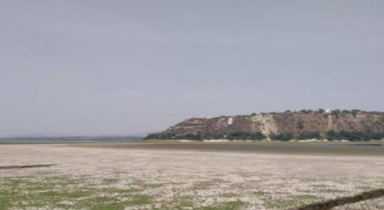 Presa se seca en Tepeji del Río, Hidalgo