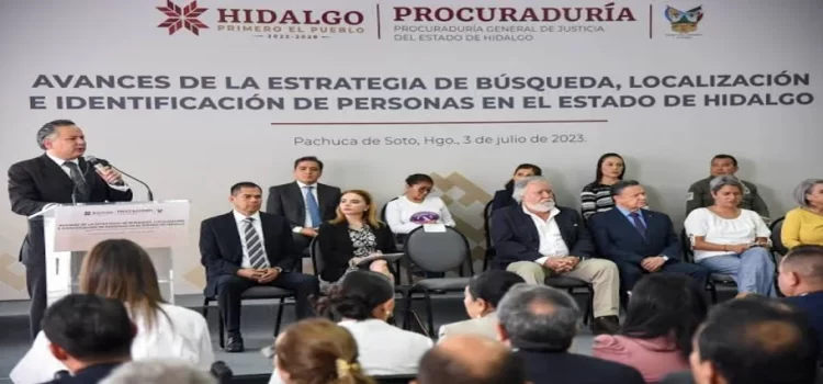 Gobierno de Hidalgo asume su responsabilidad en la búsqueda e identificación de personas