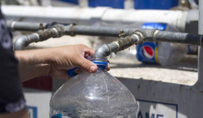 Falla de suministro de agua en centro de Tulancingo