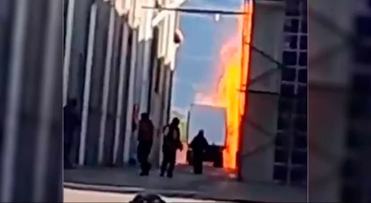 Explota pipa de gas dentro de una fábrica de textiles en Tulancingo