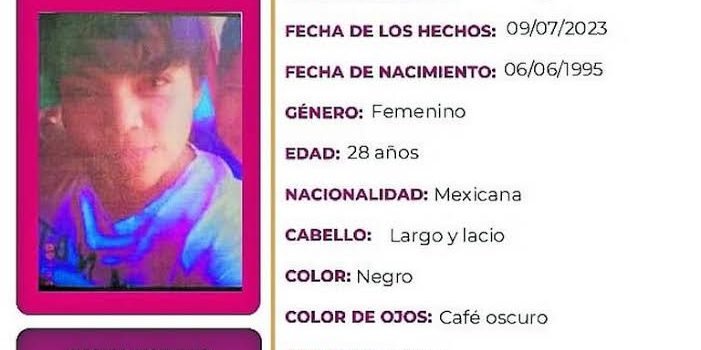 Buscan a Diana, desapareció en Tulancingo
