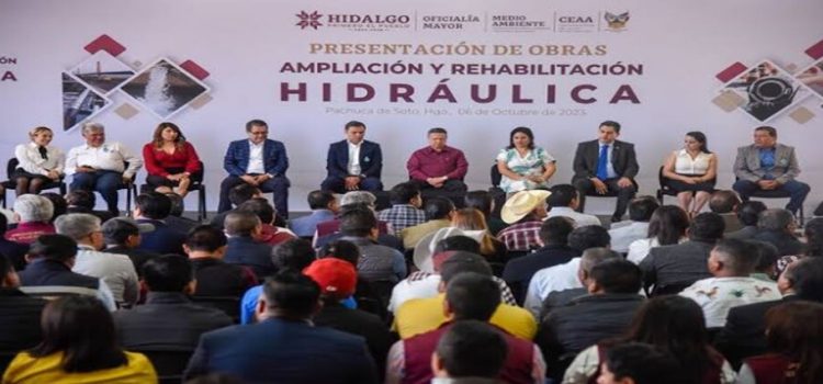 Anunció gobernador de Hidalgo 100 mdp para infraestructura hidráulica en nueve municipios