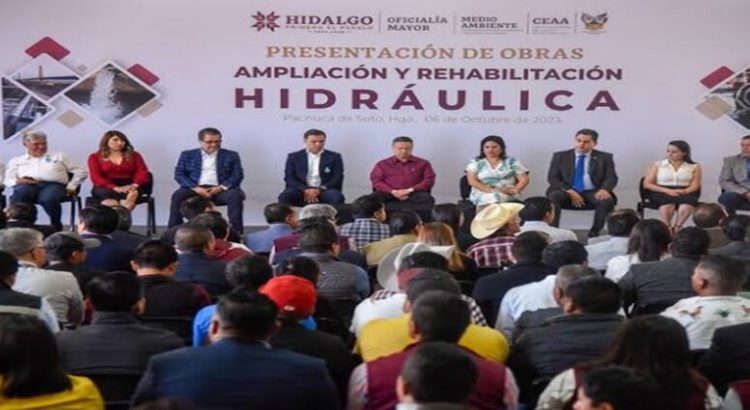 Anunció gobernador de Hidalgo 100 mdp para infraestructura hidráulica en nueve municipios