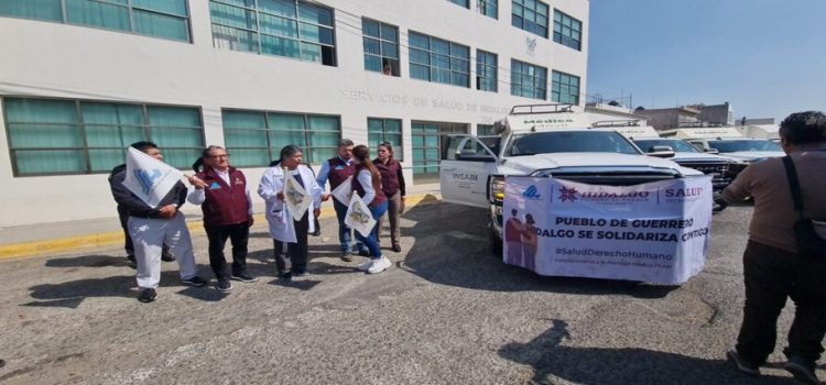 Mandan unidades médicas de Hidalgo rumbo al puerto de Acapulco