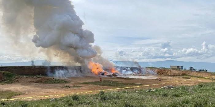 Destruyen pirotecnia decomisada en operativos realizados en Tulancingo