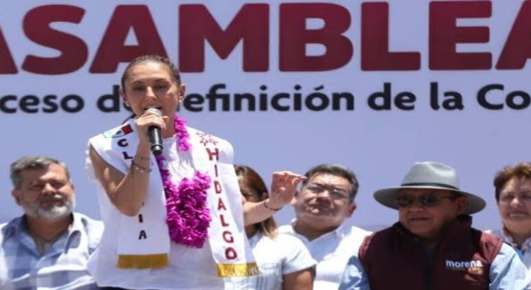 Visitará Claudia Sheinbaum Hidalgo en plena intercampaña