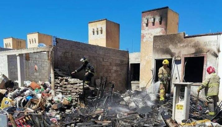 Incendio en Rincones de la Hacienda por basura