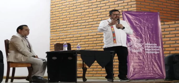 Morena firma convenio con organización política en Hidalgo