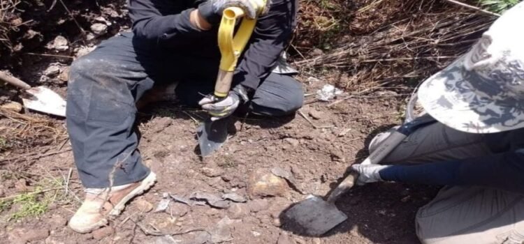 Agricultores encuentran fosa clandestina en Hidalgo