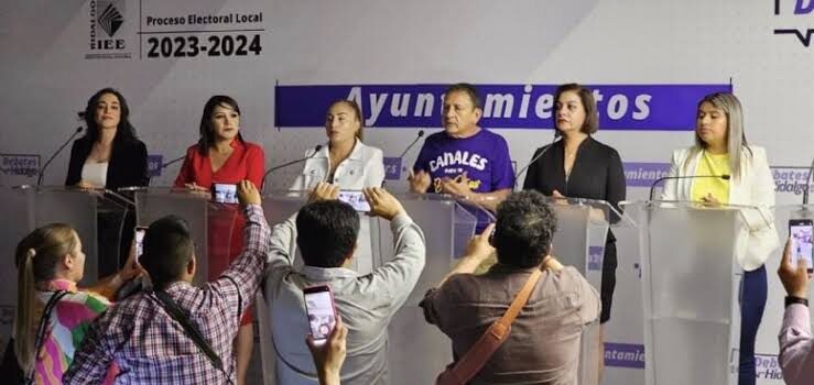 Caos en debate entre candidatos a la alcaldía de Tulancingo