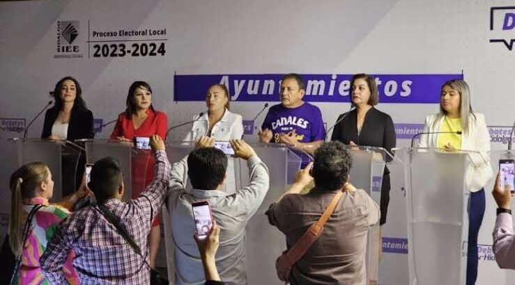 Caos en debate entre candidatos a la alcaldía de Tulancingo