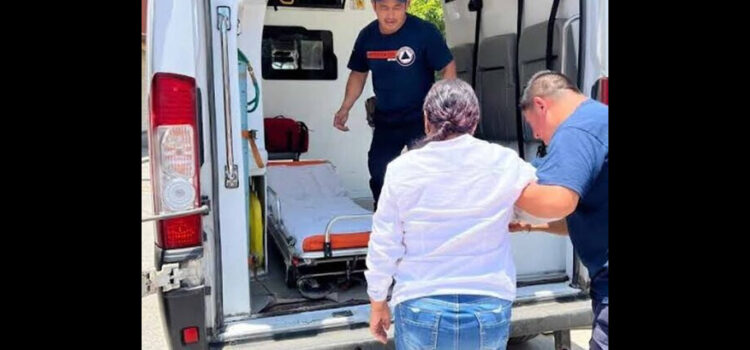 Se accidenta candidata de Metztitlán cuando acudía a debate en Hidalgo