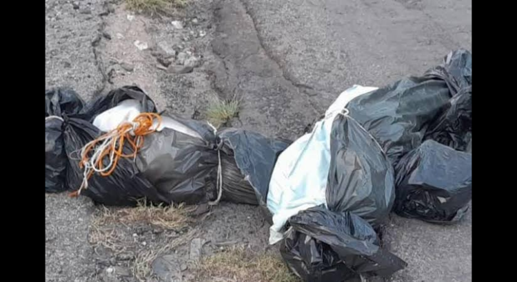 Hallan dos cuerpos en bolsas en Tula de Allende