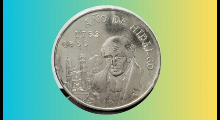 Pagan hasta 2,000,000 por la moneda de 5 pesos de 1953 que homenajea a Hidalgo