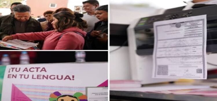 En Hidalgo destacan entrega de actas en braille y lenguas indígenas En Hidalgo destacan entrega de actas en braille y lenguas indígenas