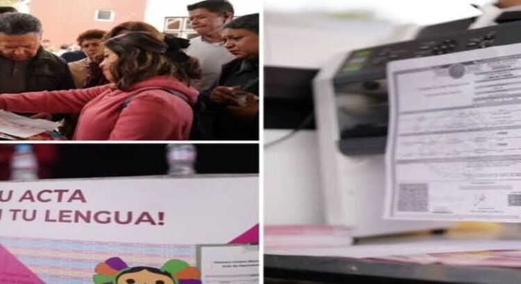 En Hidalgo destacan entrega de actas en braille y lenguas indígenas