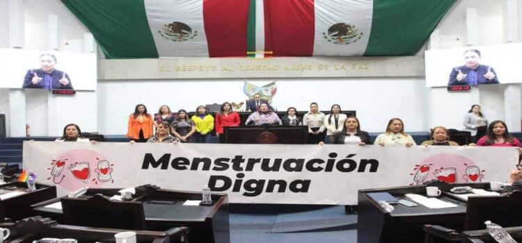 Diputadas del Congreso de Hidalgo presentan iniciativa para garantizar menstruación digna