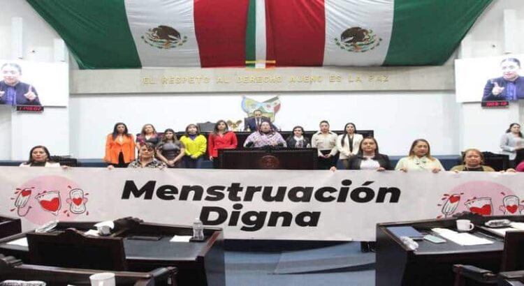 Diputadas del Congreso de Hidalgo presentan iniciativa para garantizar menstruación digna