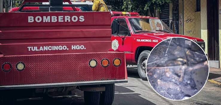 Bomberos sofocan incendio en Tulancingo, descubren 2 cuerpos calcinados