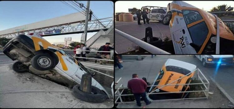 Taxista cae en respiradero de dren pluvial en Hidalgo