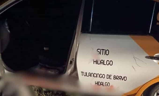 Taxista de Tulancingo asesinado durante presunto asalto en Cuautepec