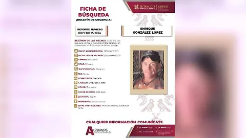 Buscan a Enrique, desapareció en Tulancingo