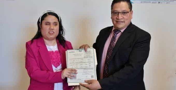 En Tulancingo emiten la primera acta de nacimiento en braille