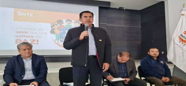 Presenta sección 15 del SNTE campaña por la cultura de paz en Hidalgo