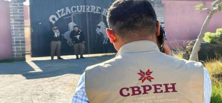 Colectivos de búsqueda y la Comisión estatal de Hidalgo, acudieron a Rancho Izaguirre en Teuchitlán