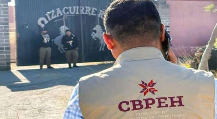Colectivos de búsqueda y la Comisión estatal de Hidalgo, acudieron a Rancho Izaguirre en Teuchitlán
