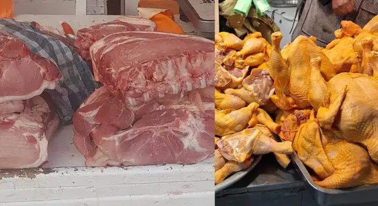 Sube precio de la carne de cerdo y baja el pollo en Tulancingo