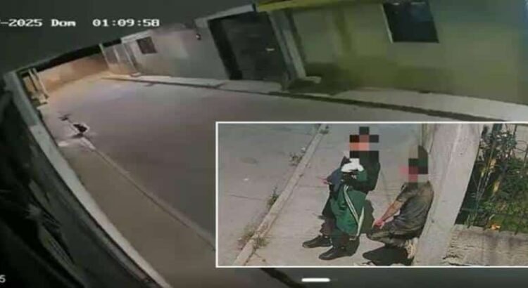 Cámara capta momento en que hombre es asesinado a puñaladas en Hidalgo