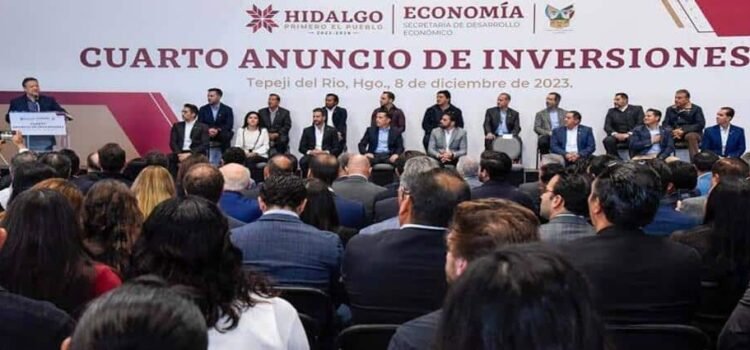 Hidalgo alcanza cifras históricas en inversión privada con 16 nuevos proyectos